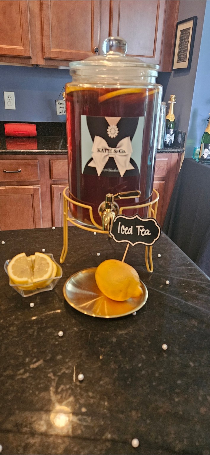 Katie & Co. iced tea display