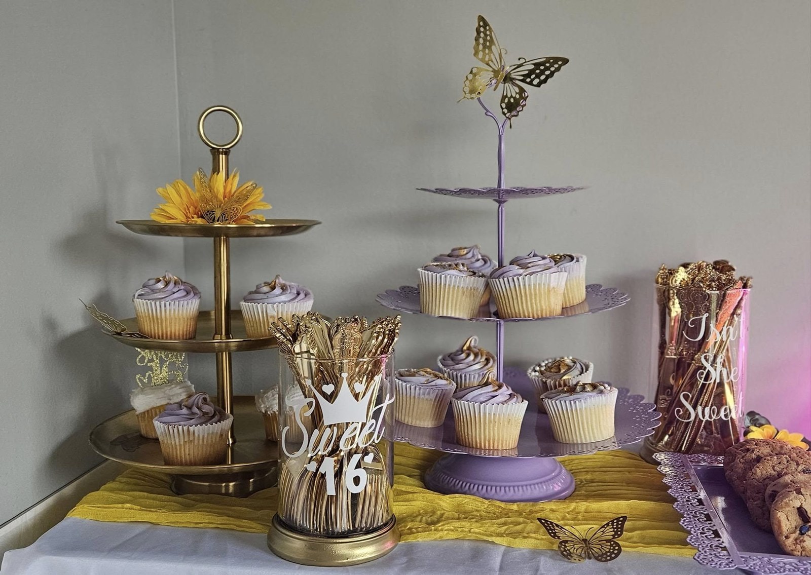 Purple & Sunflower Sweet 16 — photo 2