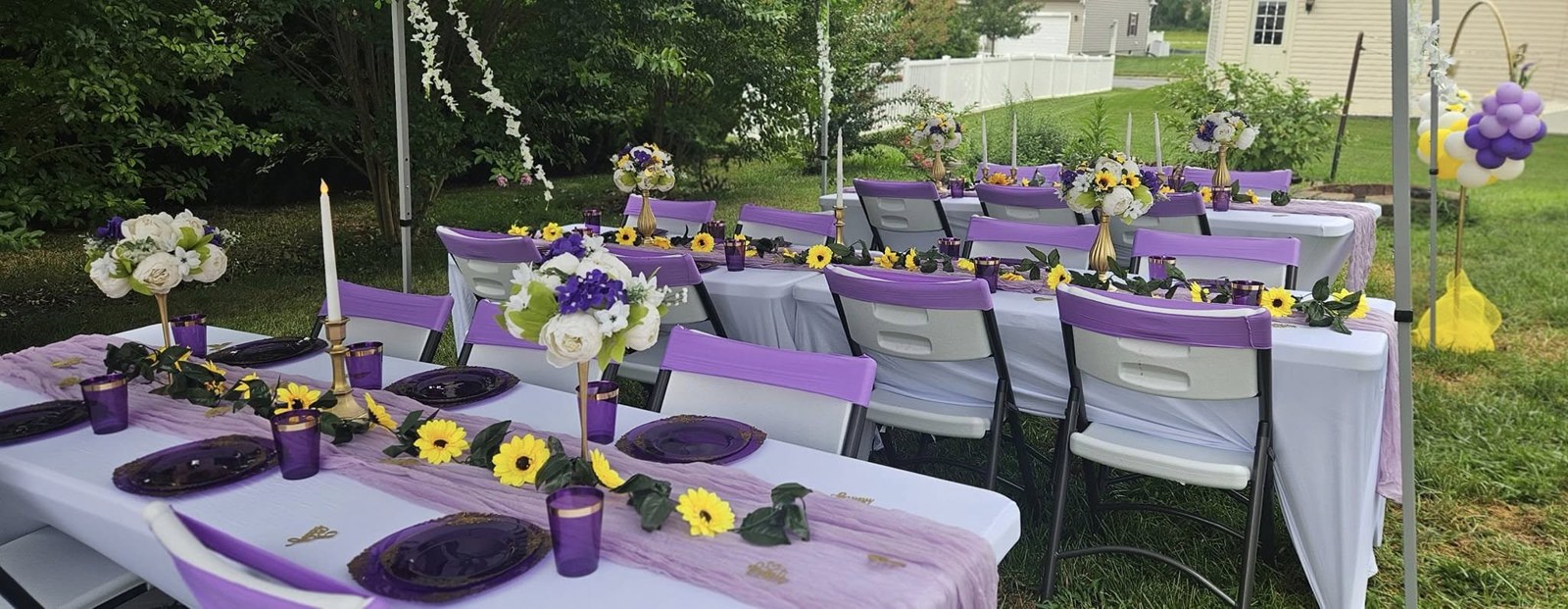Purple & Sunflower Sweet 16 — photo 4